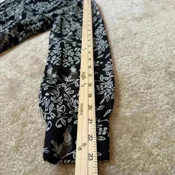 Boden Sylvia Shirt Dress Black Parrot Paradise Novelty Career Classy Twee Size 6 - Picture 14 of 15